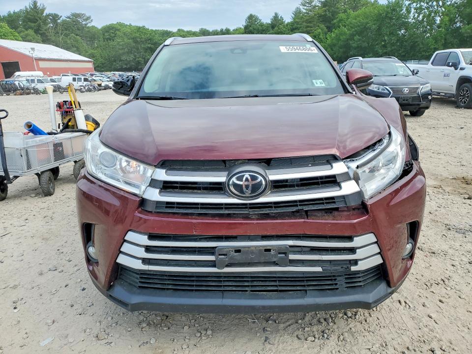 2017 Toyota Highlander მანქანა იყიდება აუქციონზე, vin: 5TDJZRFH6HS381437, აუქციონის ნომერი: 55946806