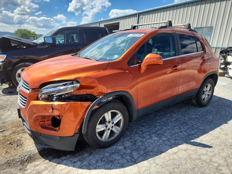 Aukcja sprzedaży 2015 Chevrolet Trax, vin: KL7CJRSB4FB075405, numer aukcji: 57581936