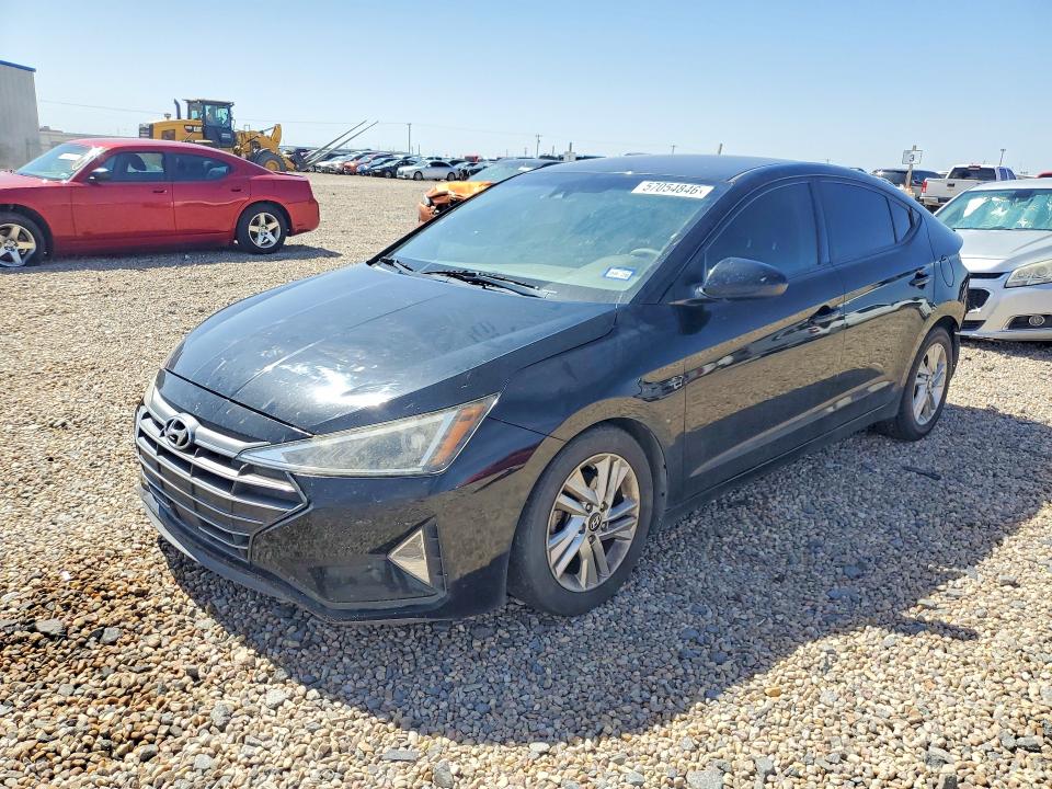 57054846 :رقم المزاد ، 5NPD84LF9KH406527 vin ، 2019 Hyundai Elantra مزاد بيع