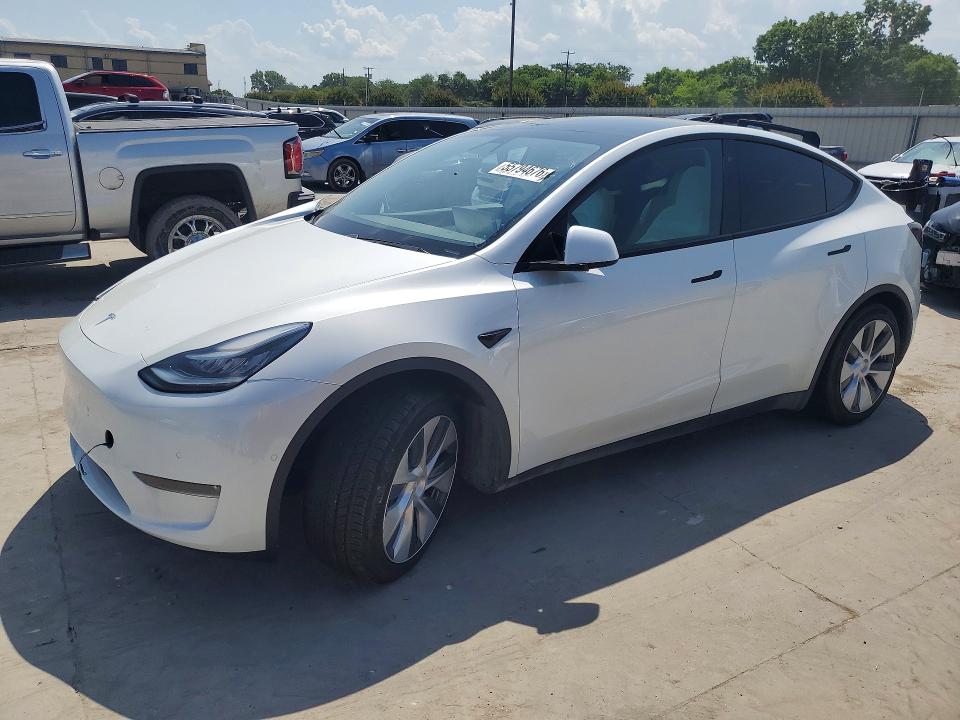 Продаж на аукціоні авто 2020 Tesla Model Y, vin: 5YJYGDEE4LF032627, номер лоту: 55794676