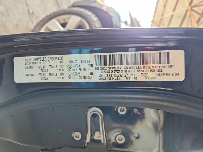 Aukcja sprzedaży 2012 Dodge Ram 1500, vin: 1C6RD6FT5CS331107, numer aukcji: 59140786