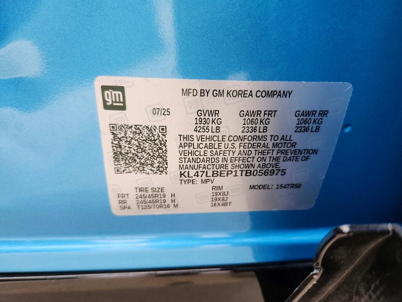55156396 :رقم المزاد ، KL47LBEP1TB056975 vin ، 2026 Buick Envista مزاد بيع
