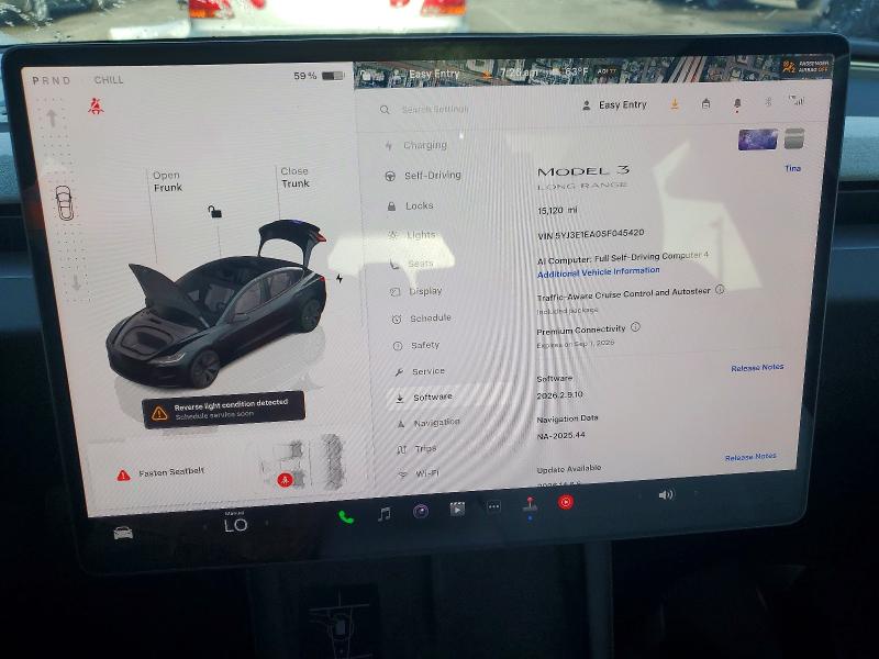 Aukcja sprzedaży 2025 Tesla Model 3, vin: 5YJ3E1EA0SF045420, numer aukcji: 56164626