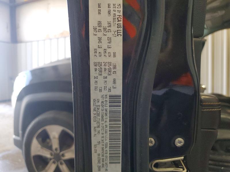 56696166 :رقم المزاد ، 3C4NJCBB1JT102706 vin ، 2018 Jeep Compass مزاد بيع