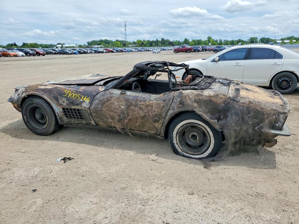 59005766 :رقم المزاد ، 1946705404938 vin ، 1970 Chevrolet Corvette مزاد بيع