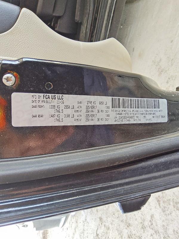 2017 Dodge Grand Caravan მანქანა იყიდება აუქციონზე, vin: 2C4RDGBGXHR606972, აუქციონის ნომერი: 56189366