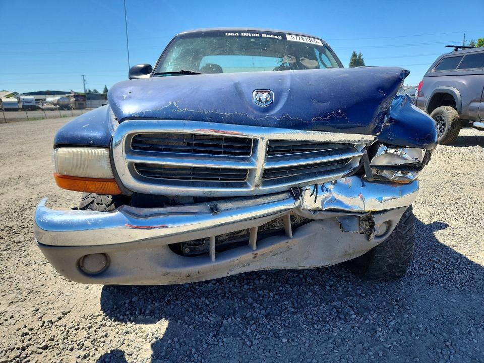 2000 Dodge Dakota მანქანა იყიდება აუქციონზე, vin: 1B7GG2AN8YS764940, აუქციონის ნომერი: 57731366