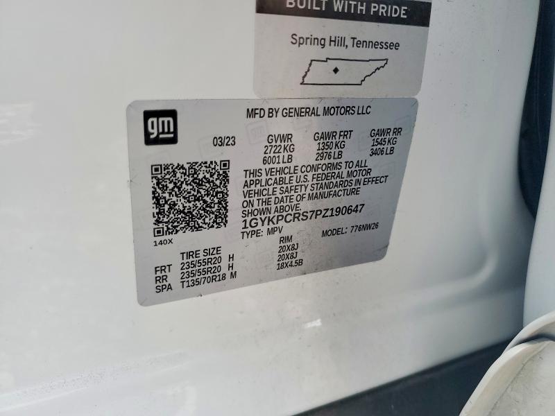 Продажа на аукционе авто 2023 Cadillac Xt6, vin: 1GYKPCRS7PZ190647, номер лота: 57541036