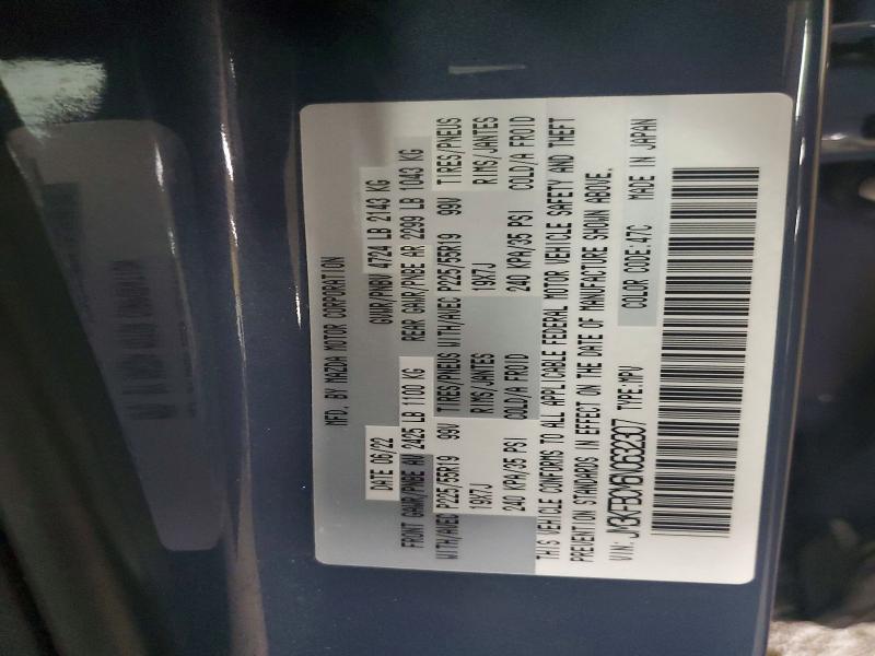 55649706 :رقم المزاد ، JM3KFBCM6N0632307 vin ، 2022 Mazda Cx-5 مزاد بيع