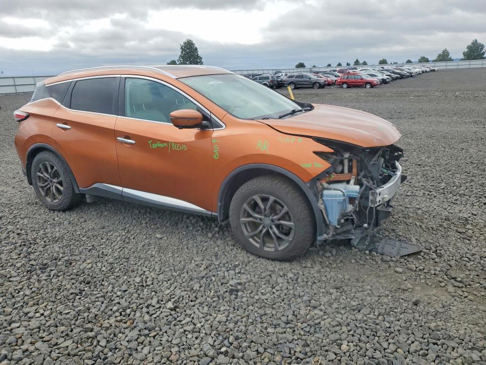 Продажа на аукционе авто 2016 Nissan Murano, vin: 5N1AZ2MH7GN125396, номер лота: 58479406