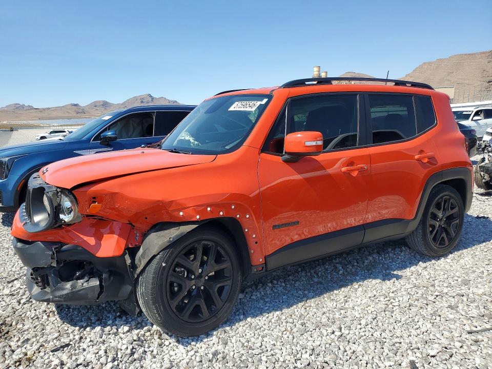 Продаж на аукціоні авто 2018 Jeep Renegade, vin: ZACCJABB1JPH78284, номер лоту: 57596546