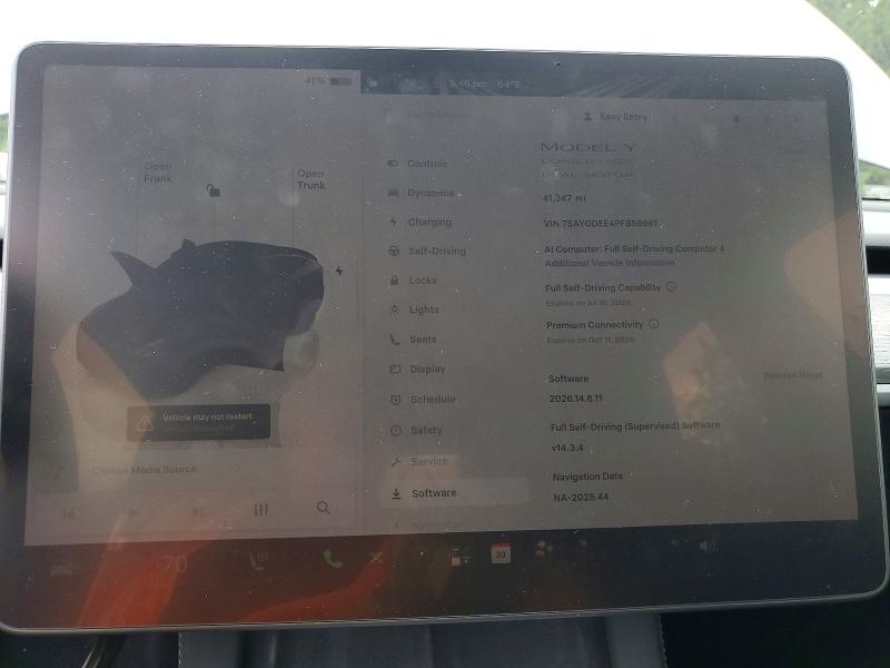 Aukcja sprzedaży 2023 Tesla Model  Y, vin: 7SAYGDEE4PF859861, numer aukcji: 85454815
