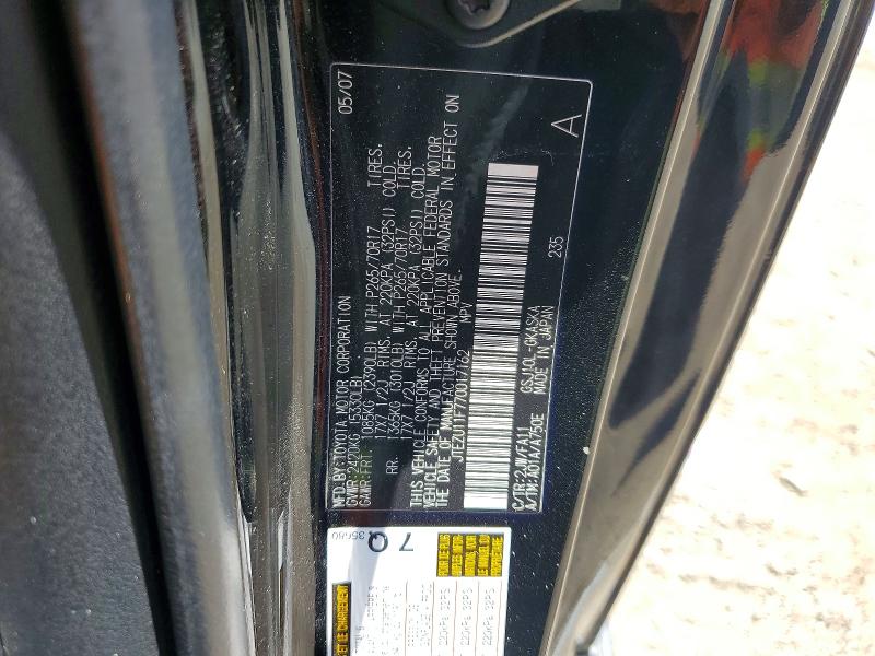 Продаж на аукціоні авто 2007 Toyota Fj Cruiser, vin: JTEZU11F770017162, номер лоту: 57510476