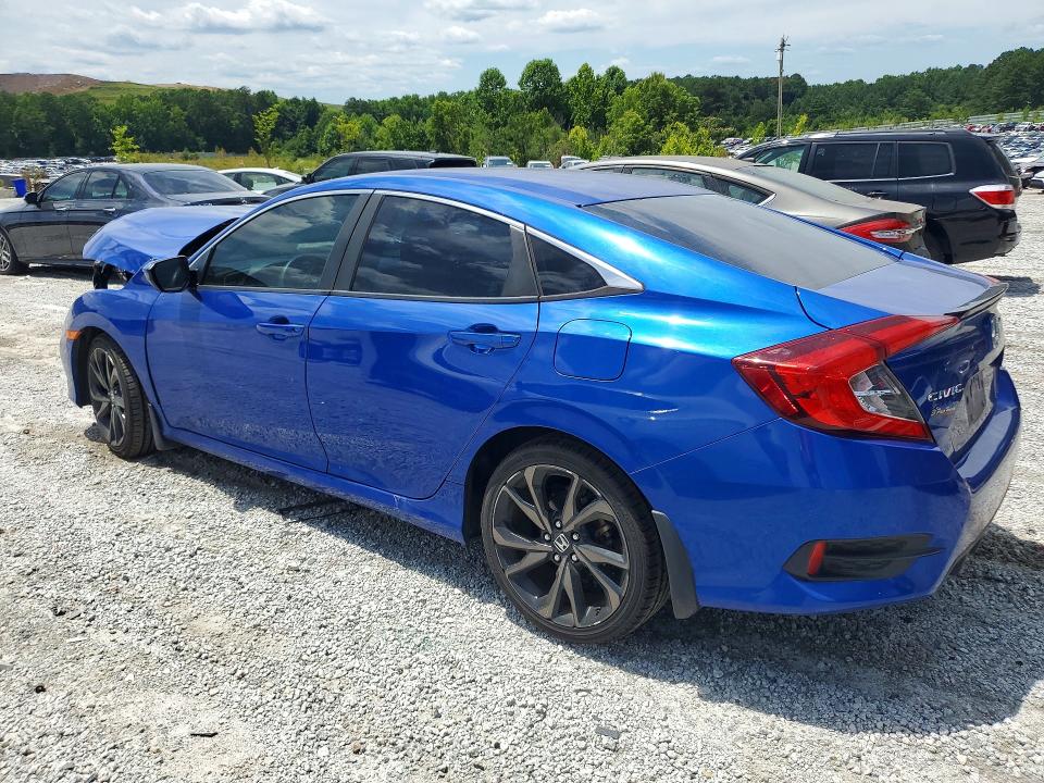 Продаж на аукціоні авто 2020 Honda Civic, vin: 19XFC2F80LE014129, номер лоту: 58496686