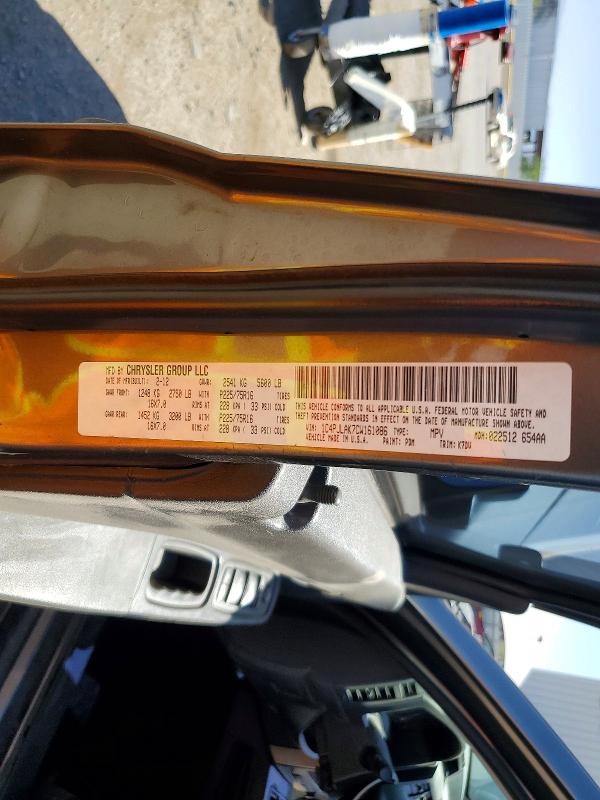 55841296 :رقم المزاد ، 1C4PJLAK7CW161086 vin ، 2012 Jeep Liberty مزاد بيع
