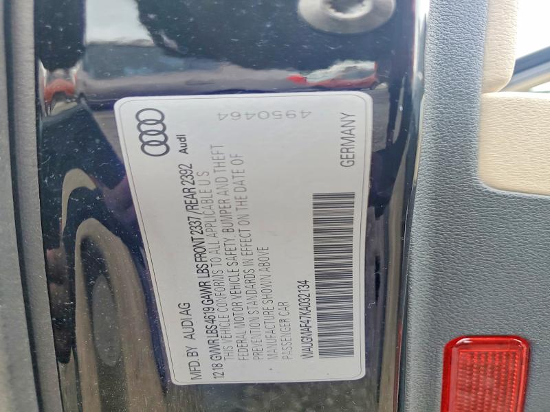 Продажа на аукционе авто 2019 Audi A4, vin: WAUGMAF47KA032134, номер лота: 57670336