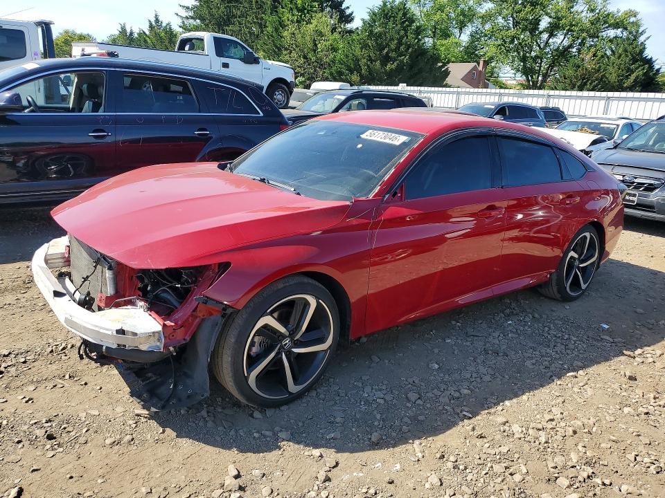 56173046 :رقم المزاد ، 1HGCV1F44MA044597 vin ، 2021 Honda Accord مزاد بيع