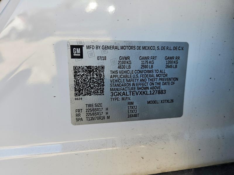 Продажа на аукционе авто 2019 Gmc Terrain, vin: 3GKALTEVXKL127883, номер лота: 54220066