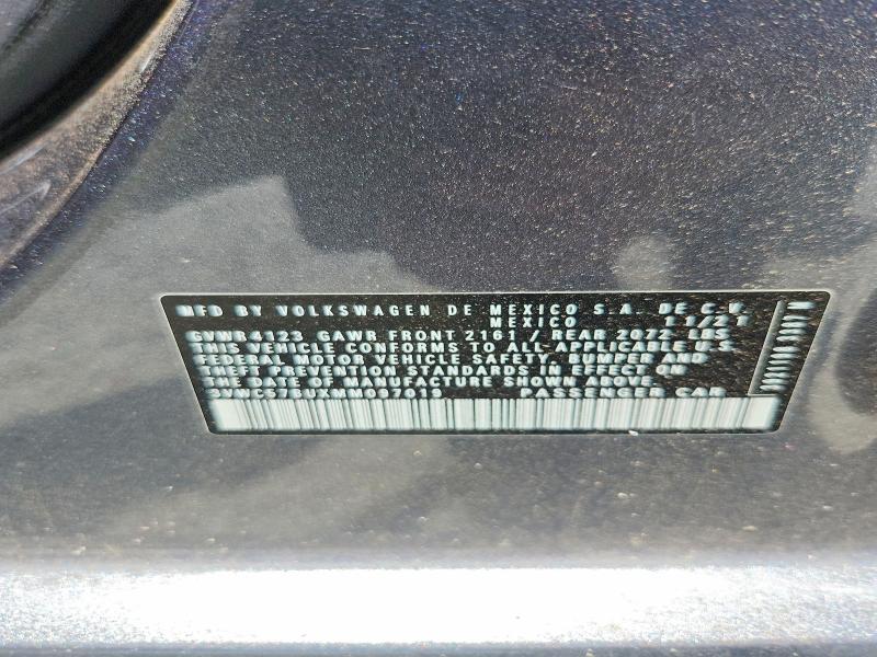 Продаж на аукціоні авто 2021 Volkswagen Jetta, vin: 3VWC57BUXMM097019, номер лоту: 56976336