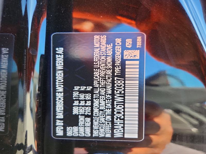 Aukcja sprzedaży 2026 Bmw Z4, vin: WBAHF3C06TWY50387, numer aukcji: 55896106