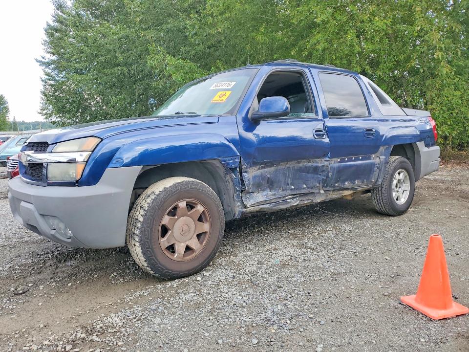56324116 :رقم المزاد ، 3GNEC13T12G292434 vin ، 2002 Chevrolet Avalanche مزاد بيع