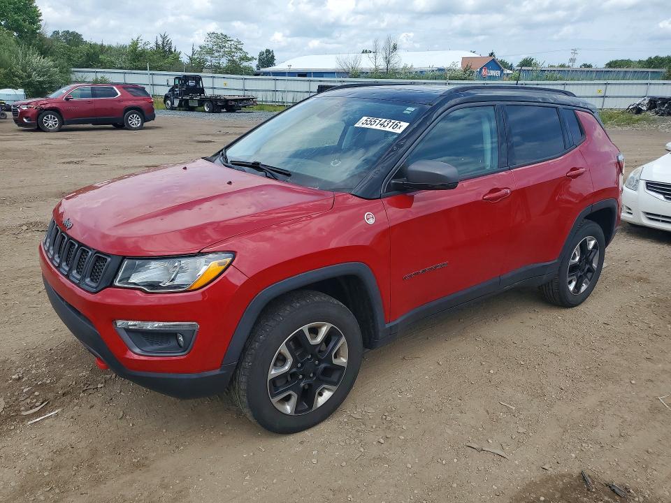 Продаж на аукціоні авто 2018 Jeep Compass, vin: 3C4NJDDB8JT147791, номер лоту: 55514316