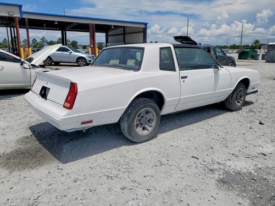 1987 Chevrolet Monte Carlo მანქანა იყიდება აუქციონზე, vin: 1G1GZ11G4HP131739, აუქციონის ნომერი: 58815176
