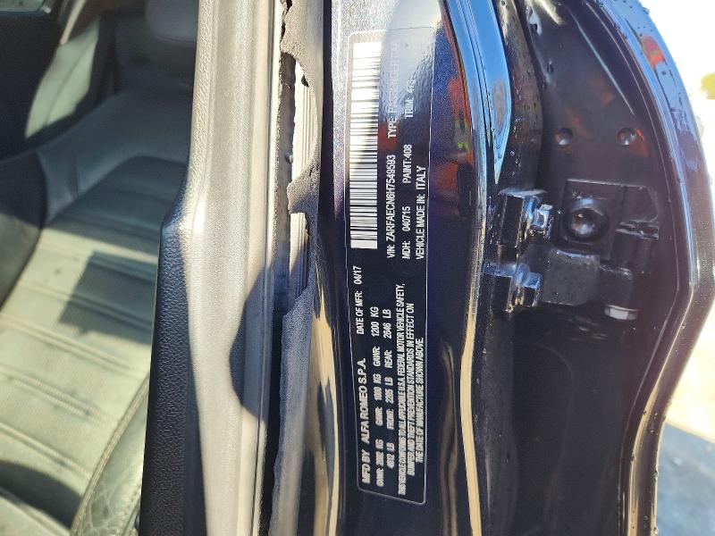 Aukcja sprzedaży 2017 Alfa Romeo Giulia, vin: ZARFAECN6H7549593, numer aukcji: 55759496