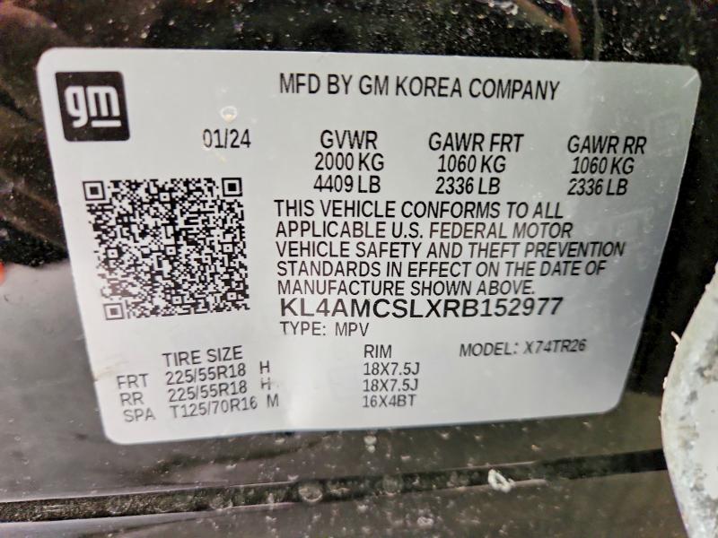 Продажа на аукционе авто 2024 Buick Encore Gx, vin: KL4AMCSLXRB152977, номер лота: 55791566