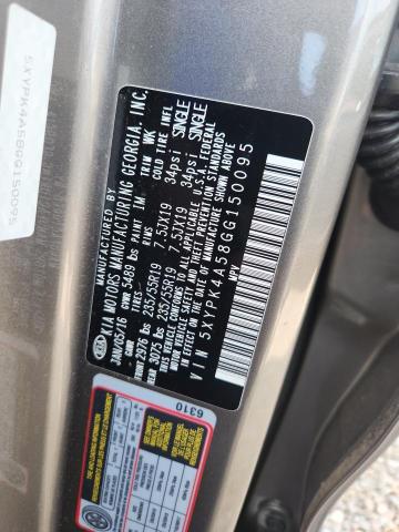 Продажа на аукционе авто 2016 Kia Sorento, vin: 5XYPK4A58GG150095, номер лота: 59063596