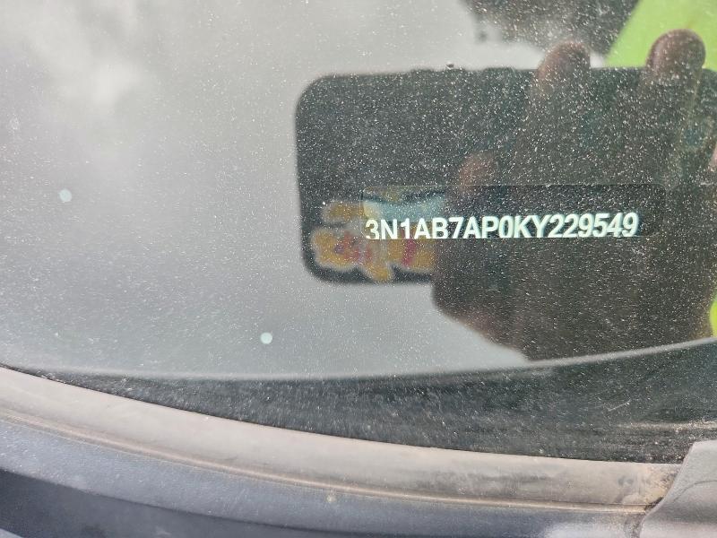 Продаж на аукціоні авто 2019 Nissan Sentra, vin: 3N1AB7AP0KY229549, номер лоту: 56537946