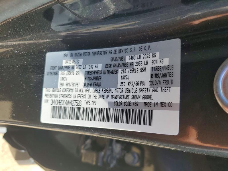Продаж на аукціоні авто 2022 Mazda Cx-30, vin: 3MVDMBDYXNM427528, номер лоту: 58770226