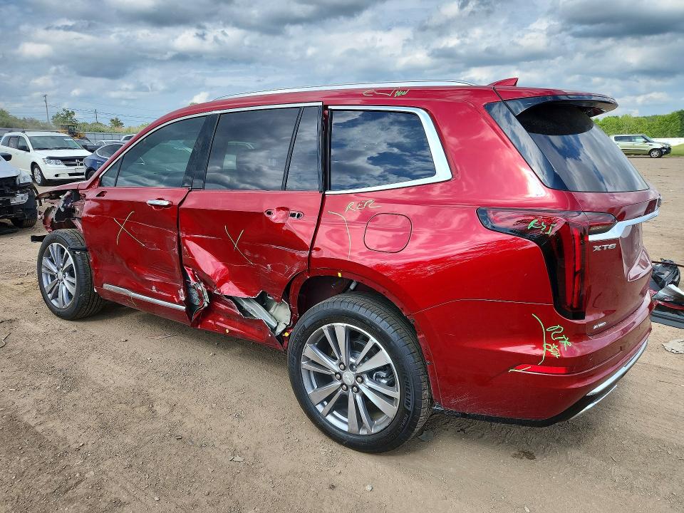 2025 Cadillac Xt6 მანქანა იყიდება აუქციონზე, vin: 1GYKPDRS6SZ107093, აუქციონის ნომერი: 56646216