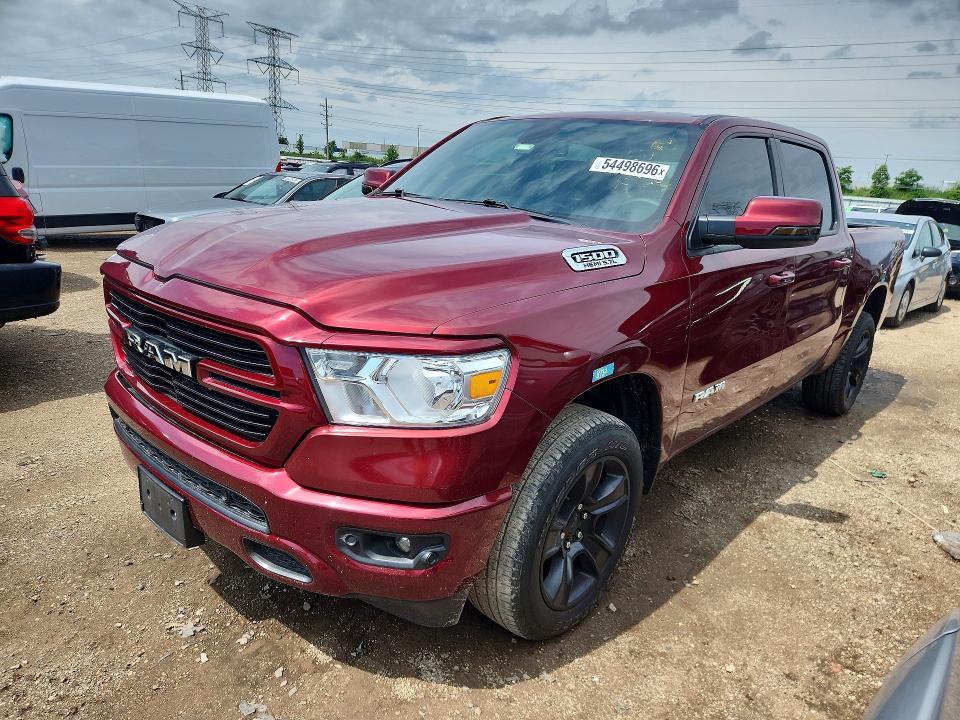 Продажа на аукционе авто 2019 Ram 1500, vin: 1C6SRFFT8KN571445, номер лота: 54498696