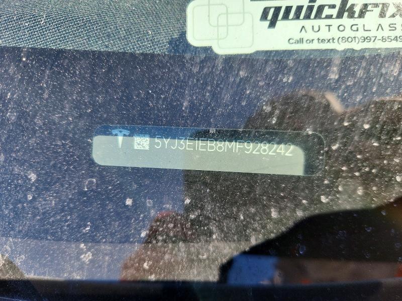 Продажа на аукционе авто 2021 Tesla Model 3, vin: 5YJ3E1EB8MF928242, номер лота: 55820096