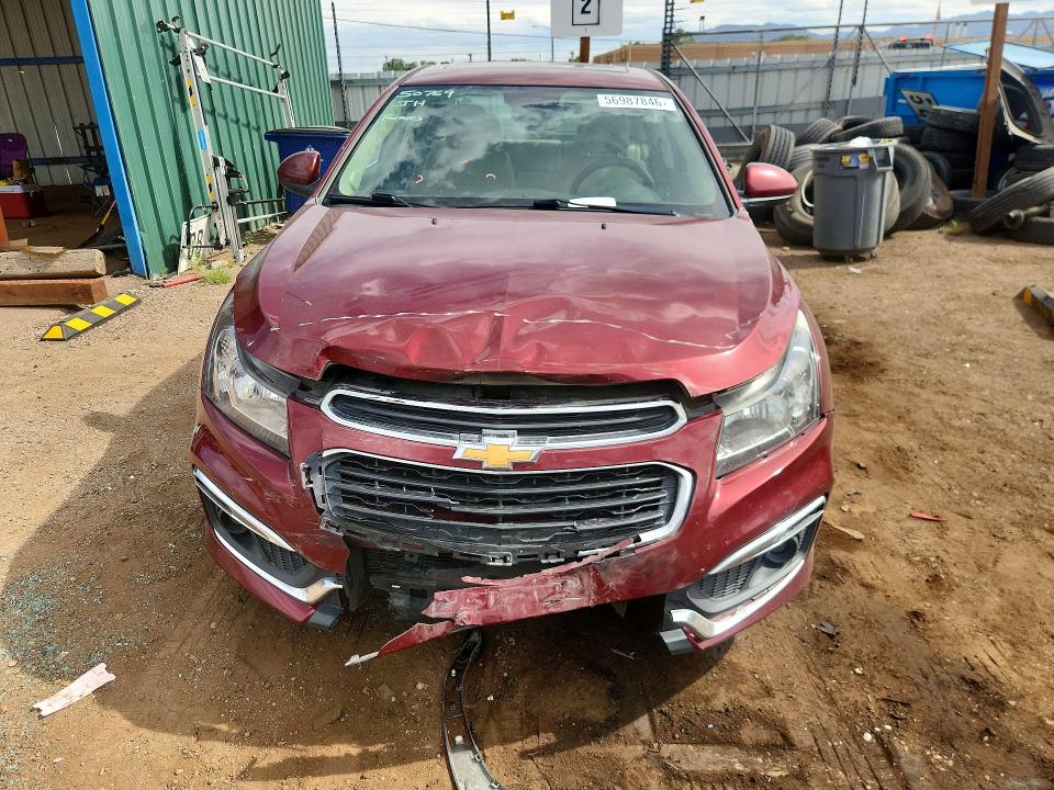 2015 Chevrolet Cruze მანქანა იყიდება აუქციონზე, vin: 1G1PG5SB2F7291647, აუქციონის ნომერი: 56987846
