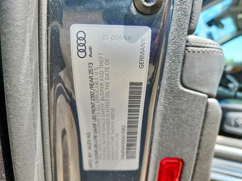 Aukcja sprzedaży 2019 Audi A4, vin: WAUENAF45KA015952, numer aukcji: 56780866