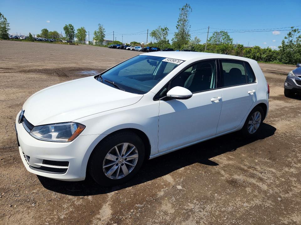 2015 Volkswagen Golf მანქანა იყიდება აუქციონზე, vin: 3VW217AU4FM065808, აუქციონის ნომერი: 54939876