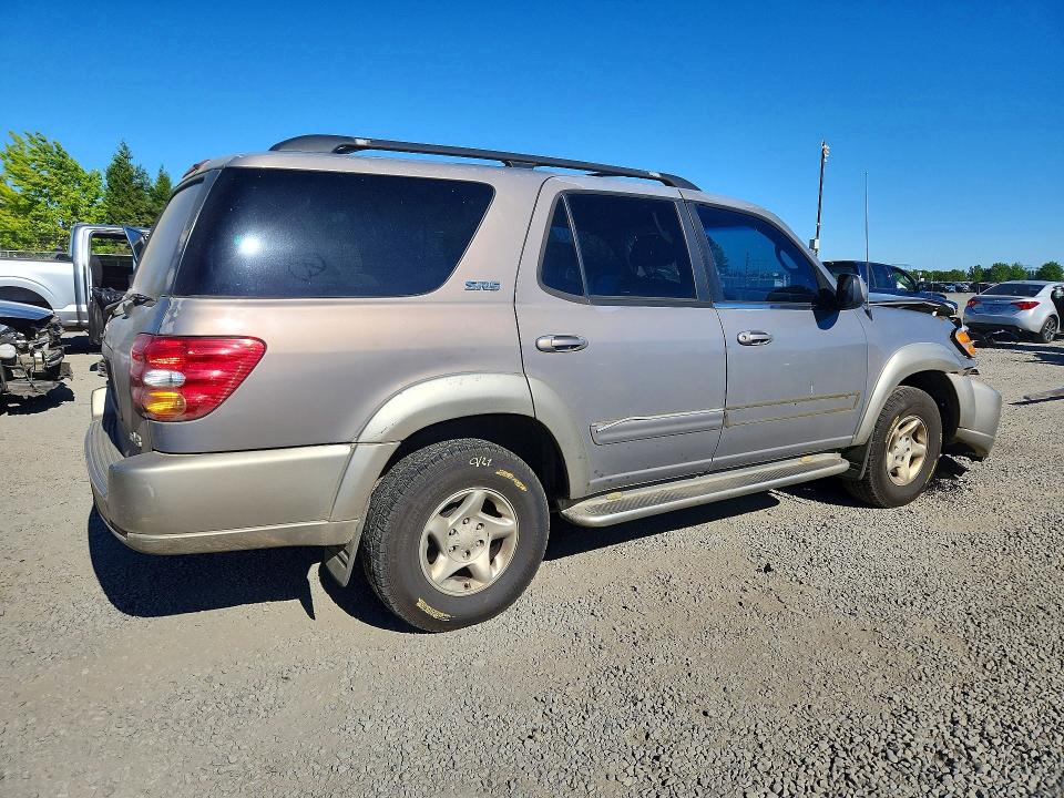 2001 Toyota Sequoia მანქანა იყიდება აუქციონზე, vin: 5TDZT34AX1S054942, აუქციონის ნომერი: 57713976