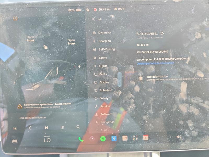 Продажа на аукционе авто 2025 Tesla Model 3, vin: 5YJ3E1EA1SF052540, номер лота: 56516476