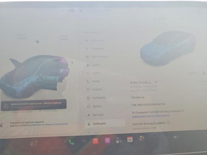 Aukcja sprzedaży 2023 Tesla Model Y, vin: 7SAYGDEE0PA042738, numer aukcji: 58635076