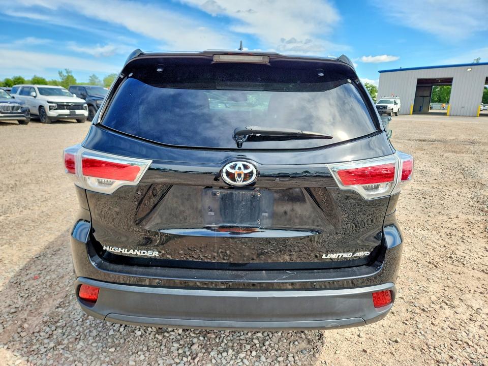 2014 Toyota Highlander მანქანა იყიდება აუქციონზე, vin: 5TDDKRFH8ES017100, აუქციონის ნომერი: 58005396