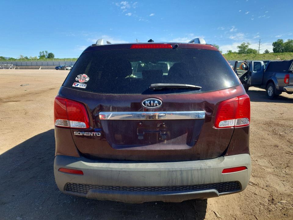 2012 Kia Sorento მანქანა იყიდება აუქციონზე, vin: 5XYKTDA26CG250784, აუქციონის ნომერი: 55105926