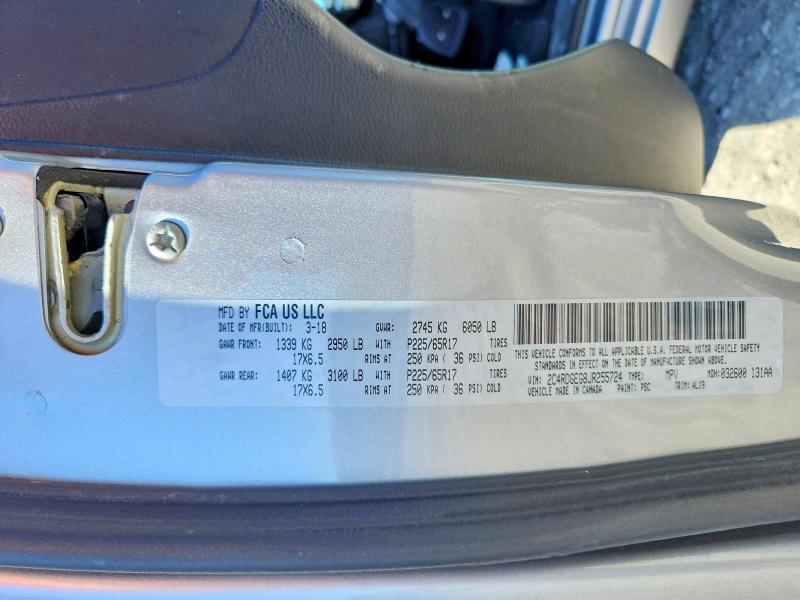 Aukcja sprzedaży 2018 Dodge Grand Caravan, vin: 2C4RDGEG8JR255724, numer aukcji: 54802496