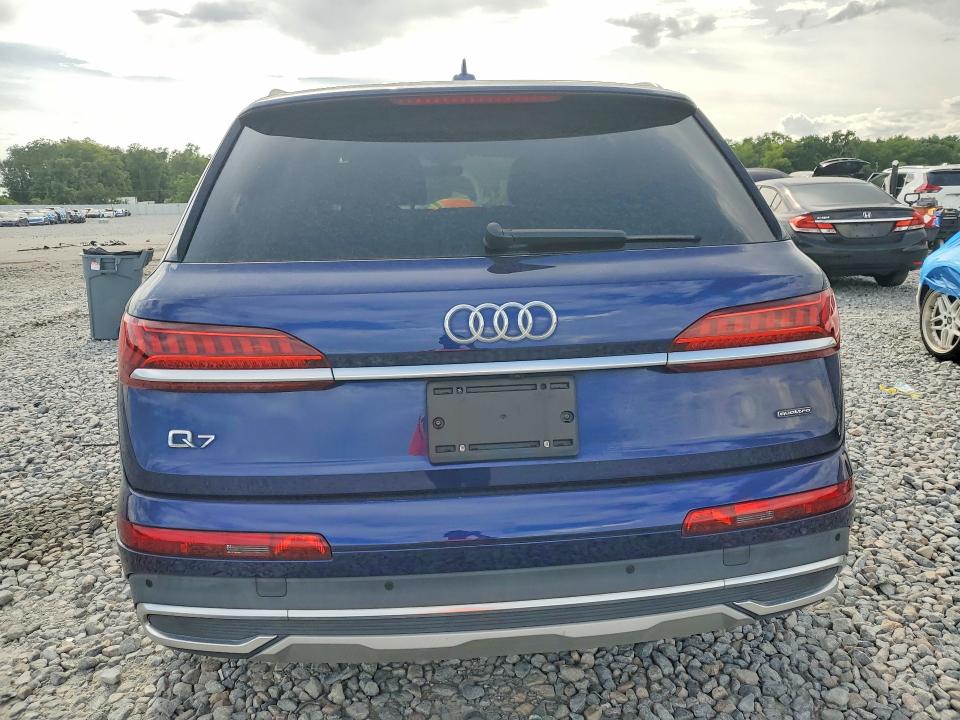 2022 Audi Q7 მანქანა იყიდება აუქციონზე, vin: WA1LXBF79ND006740, აუქციონის ნომერი: 57690636