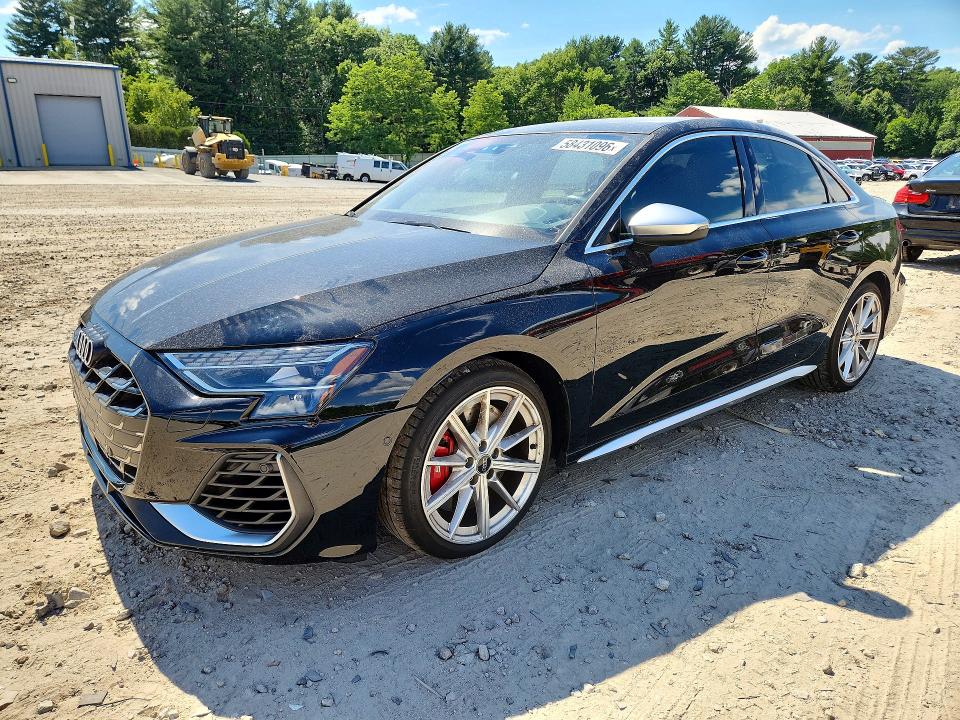 2025 Audi S3 მანქანა იყიდება აუქციონზე, vin: WAUH5DGY2SA057401, აუქციონის ნომერი: 58431096