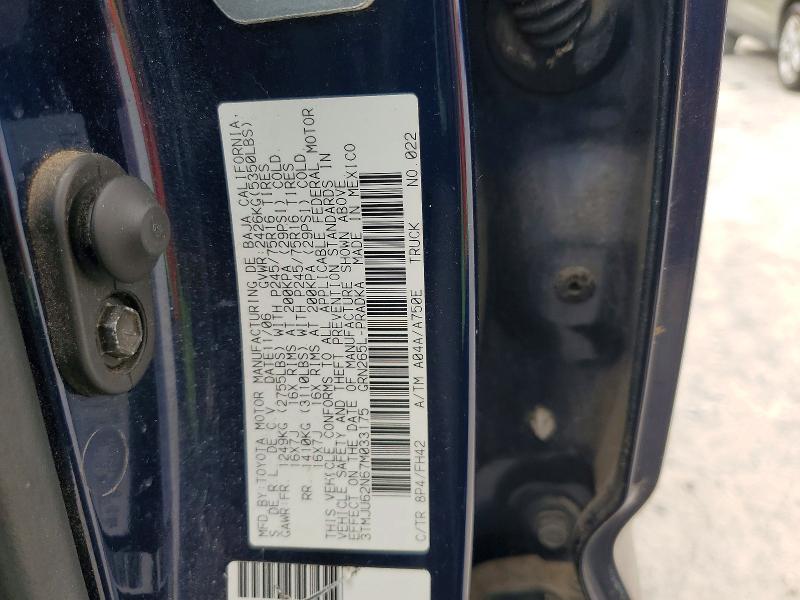 2007 Toyota Tacoma მანქანა იყიდება აუქციონზე, vin: 3TMJU62N67M033175, აუქციონის ნომერი: 57420716