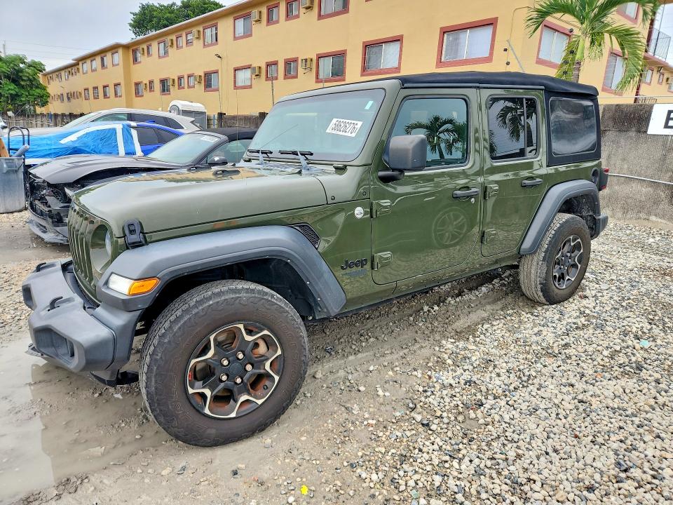 Aukcja sprzedaży 2021 Jeep Wrangler Unlimited, vin: 1C4HJXDN6MW714541, numer aukcji: 58626276