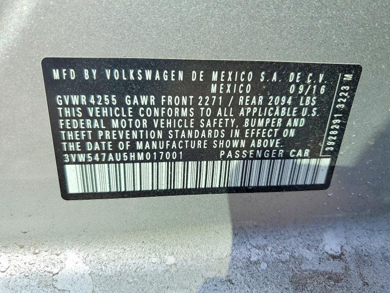 Aukcja sprzedaży 2017 Volkswagen Gti, vin: 3VW547AU5HM017001, numer aukcji: 56335856