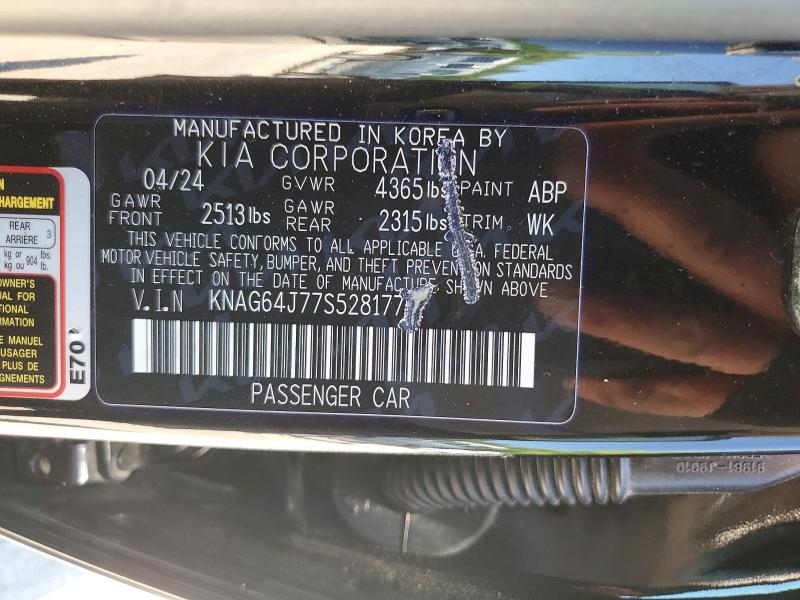 Продаж на аукціоні авто 2025 Kia K5, vin: KNAG64J77S5281779, номер лоту: 56324026